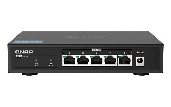 QSW-1105-5T Qnap - Switch de 5x portas LAN 2,5GbE