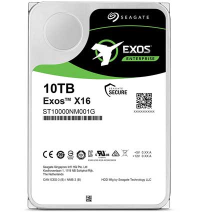 ST12000NM001G Seagate - HD Enterprise Exos X16 12TB SATA III