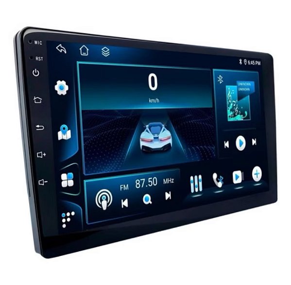 Central Multimídia CarPlay/Android Auto (com/s/ fio) Lelong – 9″ Full HD