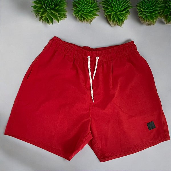 Shorts Masculino Tactel Vermelho