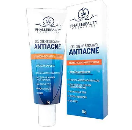 Gel Creme Secativo Antiacne Phállebeauty 15g