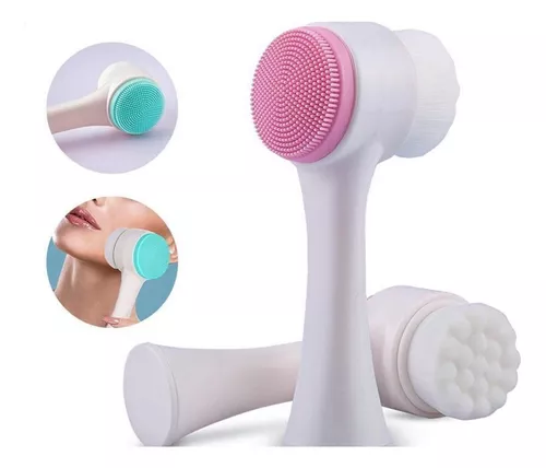 Escova de Limpeza Facial Massageadora 2 em 1 Mandala