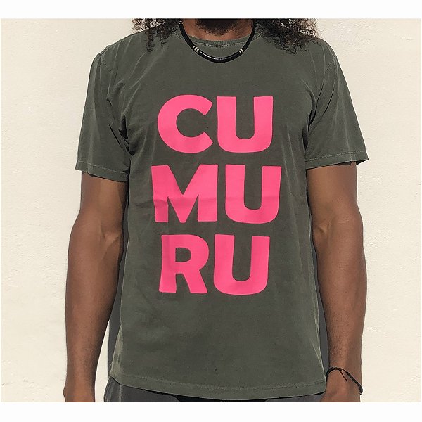 Camisa Estonada CU-MU-RU Verde Escuro