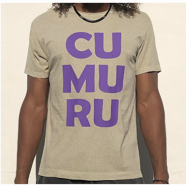 Camisa Estonada CU-MU-RU Areia Plus Size