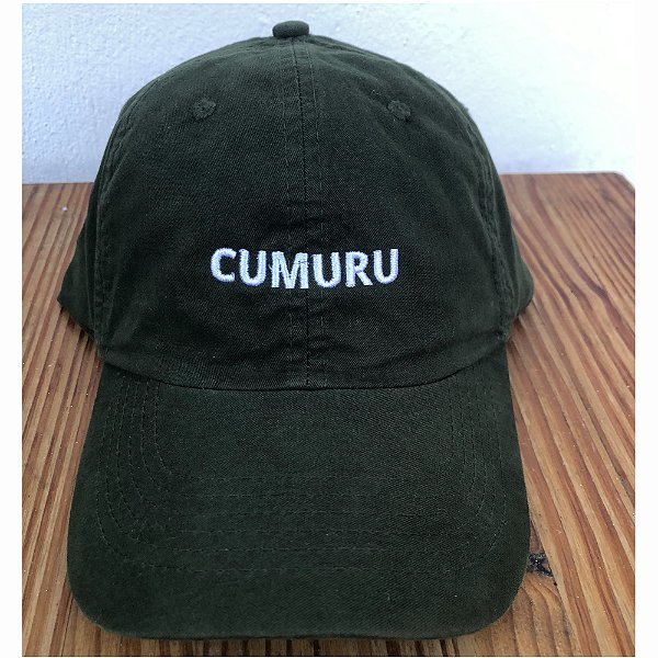 Boné Dad Hat Cumuru Verde Escuro Bordado