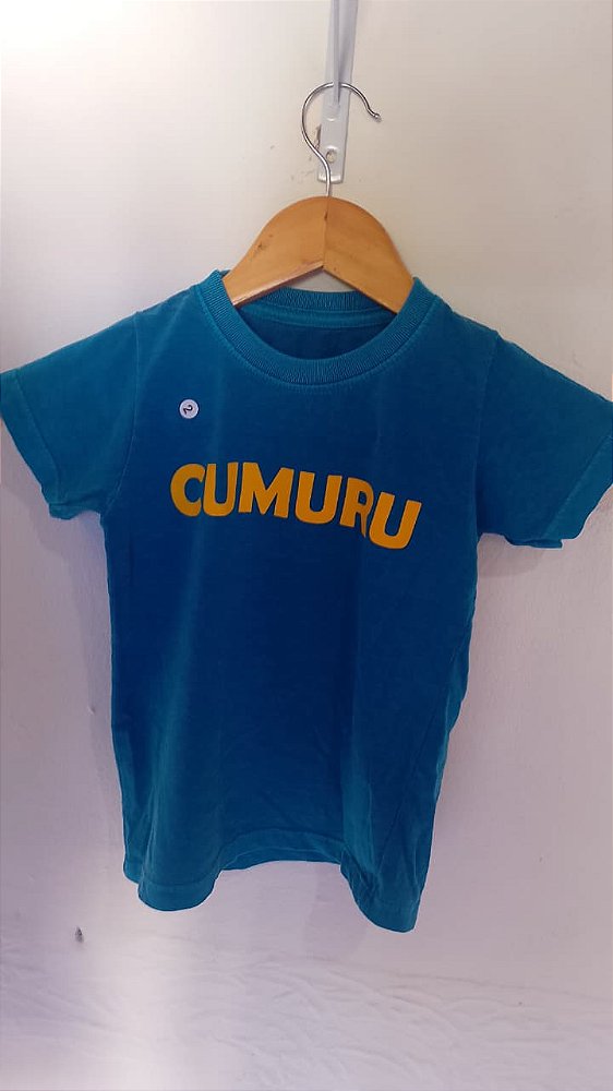 Camisa Infantil Estonada Cumuru Azul