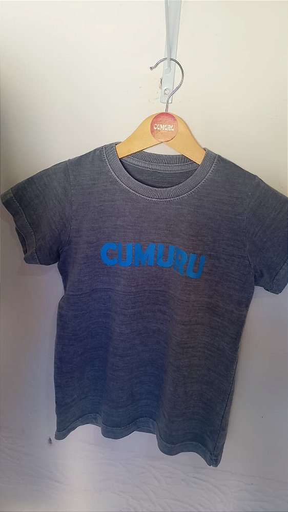 Camisa Infantil Estonada Cumuru Cinza