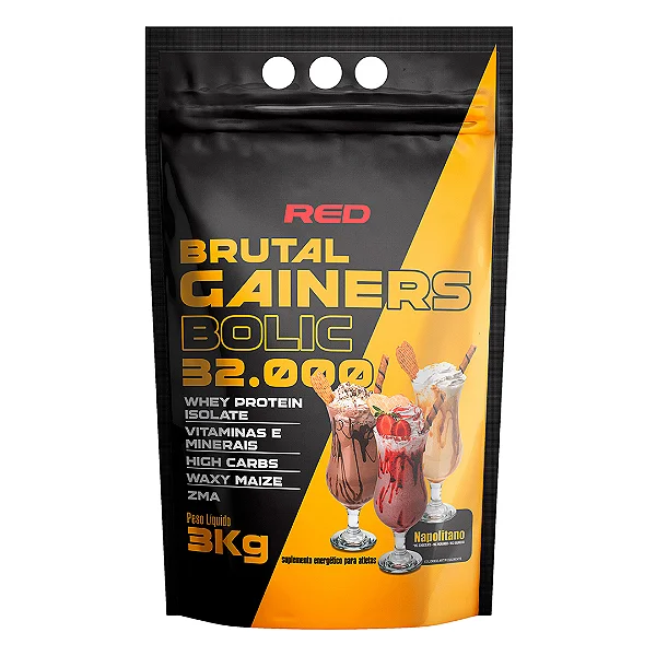 Hipercalórico Red Brutal Gainers Bolic RED - 3kg