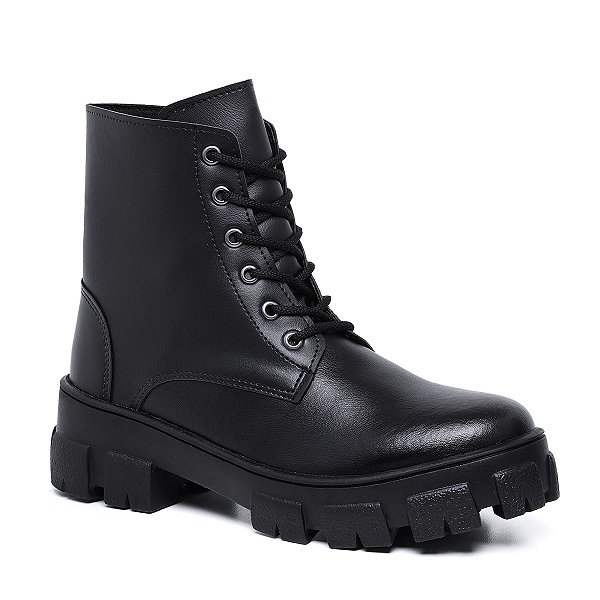 Bota Feminina Militar Tratorada