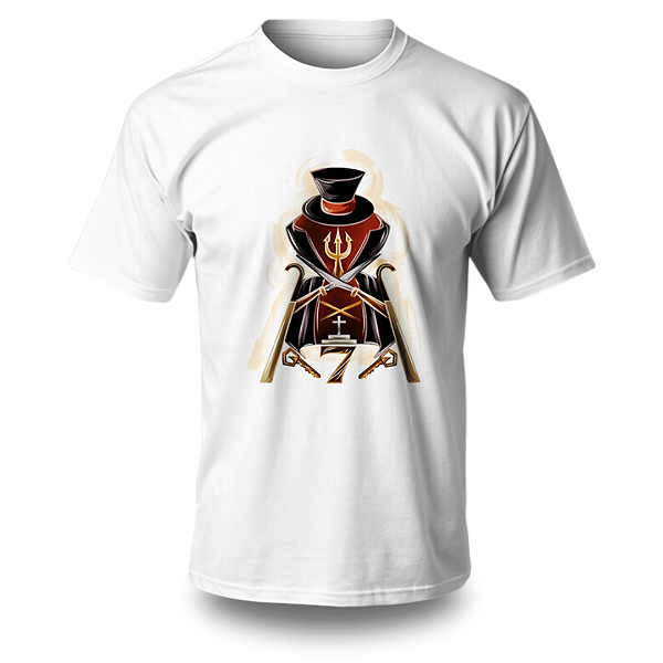 Camiseta Umbanda - Estampa Esquerda Exu 7