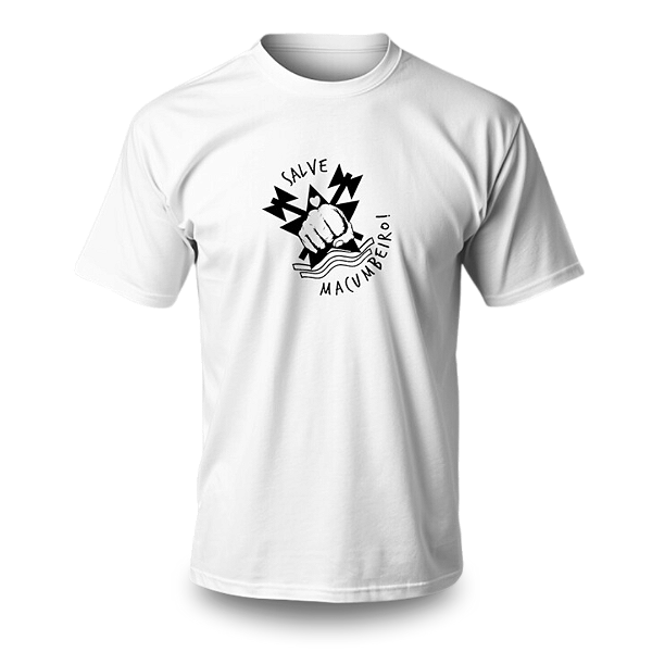 Camiseta Umbanda - Estampa Salve Macumbeiro