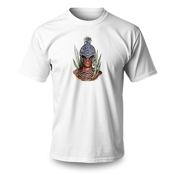 Camiseta Umbanda - Estampa Ogum Busto