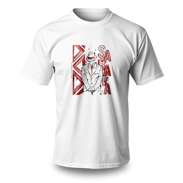 Camiseta Umbanda - Estampa Malandros Saravá Seu Zé