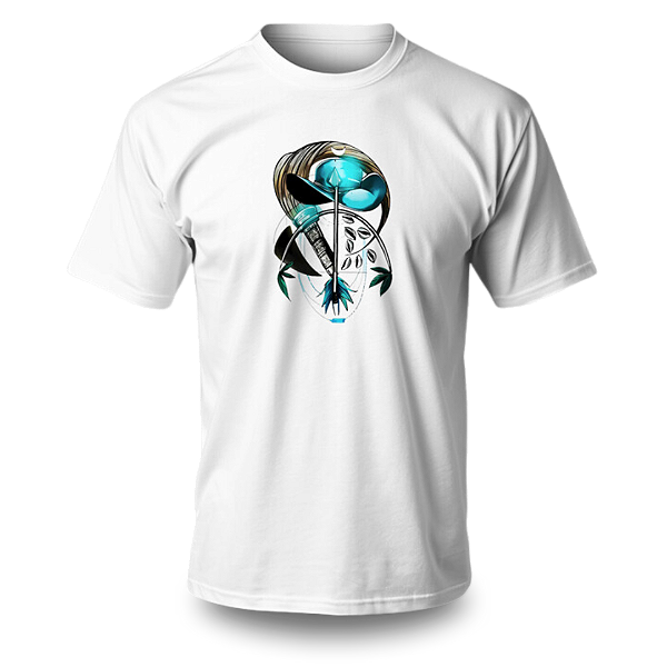 Camiseta Umbanda - Estampa Oxóssi Chapéu