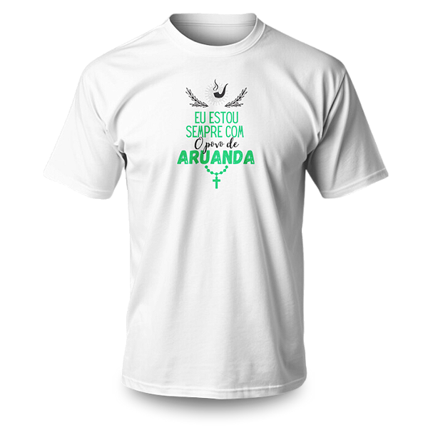 Camiseta Umbanda - Estampa Pretos Velhos Povo de Aruanda