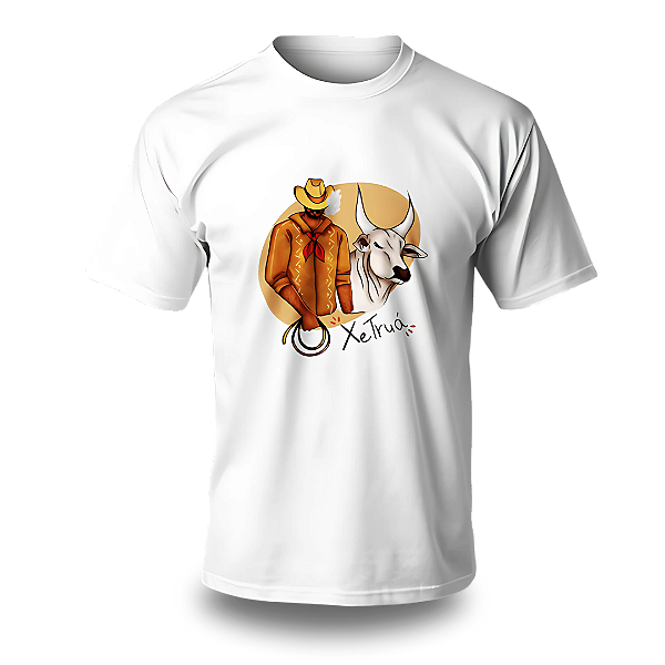 Camiseta Umbanda - Estampa Boiadeiros Xetruá