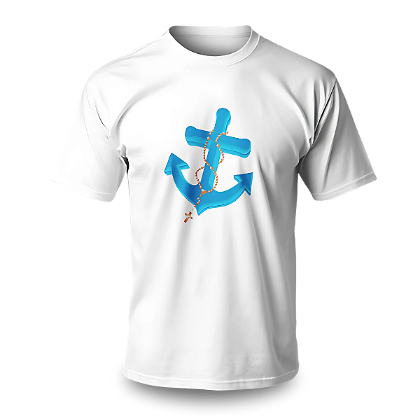 Camiseta Umbanda - Estampa Marinheiros Âncora