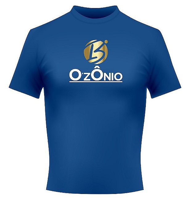 Camiseta Ozonio Slim Azul - Tam M