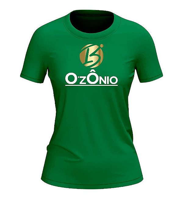 Camiseta Ozonio Babylook Verde - Tam G