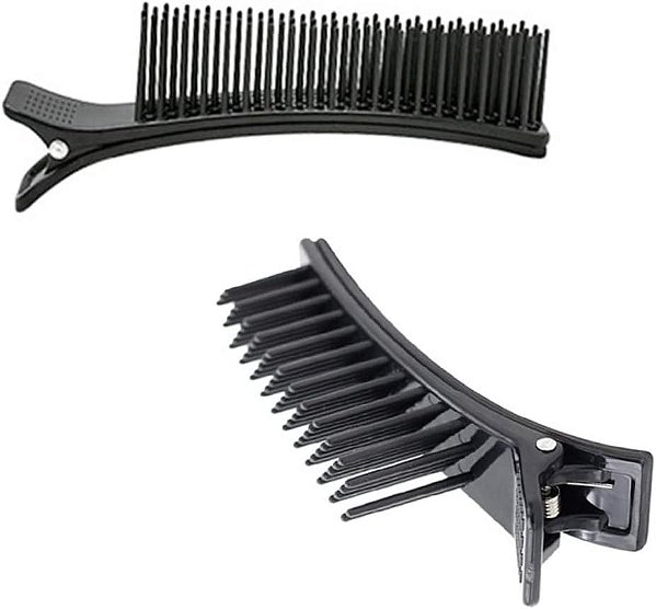 Kit com 2 Clips Divisor de Mechas - Preto