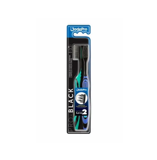 Escova Dent 732 Pro Black c/2 Macia