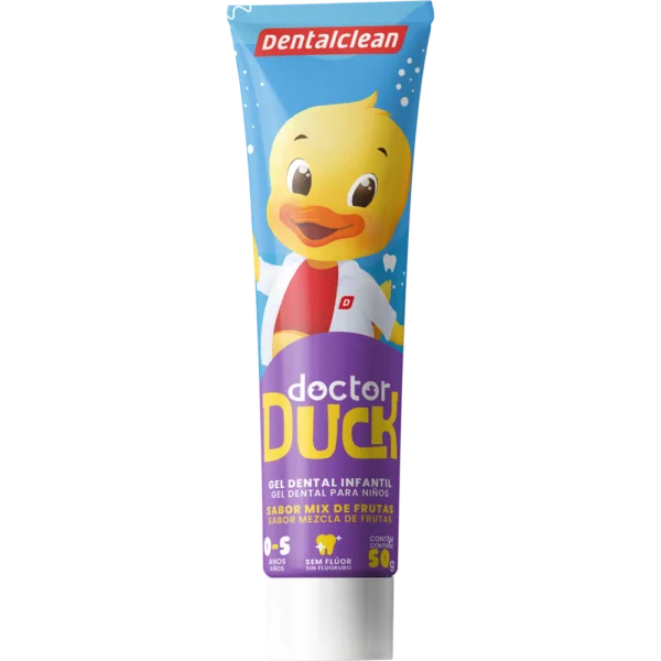 Gel Sem Flúor - Dr. Duck Infantil 50g - DentalClean