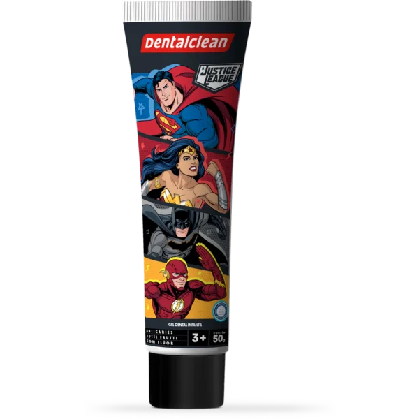Gél Com Flúor - Heróis Infantil 50g - DentalClean