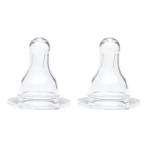 Pacote com 25 bicos de Mamadeira 100% Silicone Redonda 013