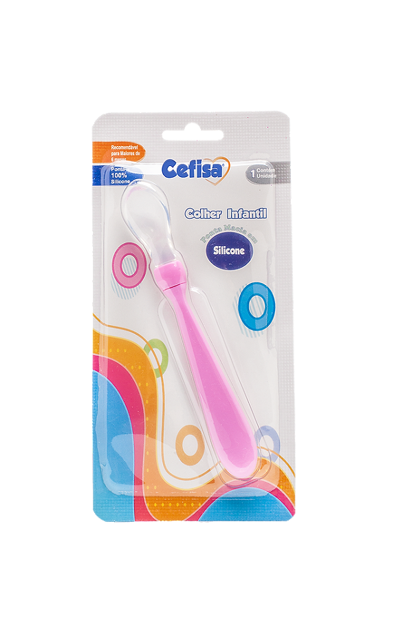 Colher Infantil - Ponta Macia Silicone