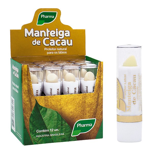 Manteiga de Cacau Bastão - Caixa 12 unidades