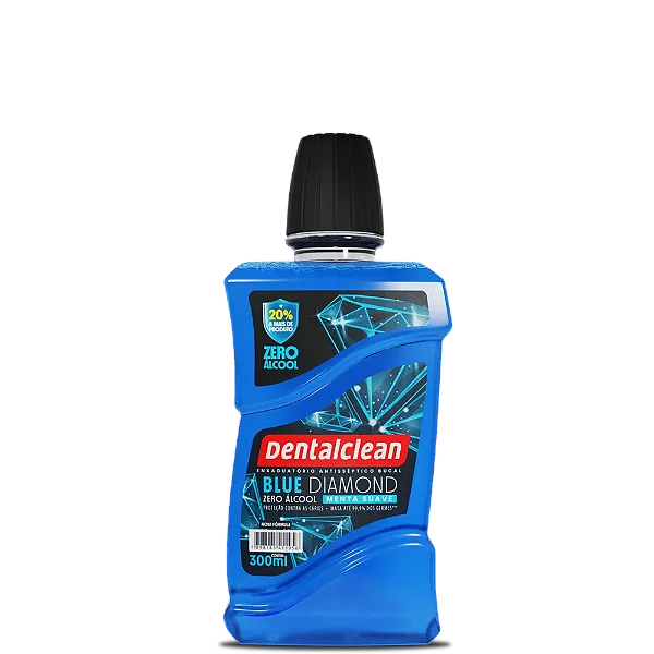 Antisséptico Blue Diamond 300ml sem Álcool - Dentalclean