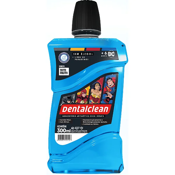 Antisséptico Heróis Infantil 300ml - Dentalclean