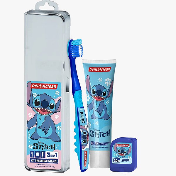 Kit Premium Stitch - 3 em 1 - DentalClean