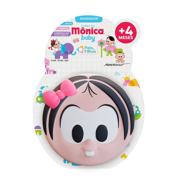 Mordedor Vinil Mônica Baby