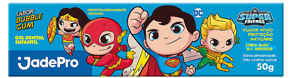 Gel Dental Infantil Super Friends - JadePro