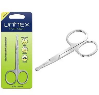 Tesoura de Ponta Arredondada - Unhex