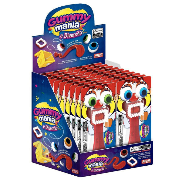Gummy Mania E Diversão Display 20un
