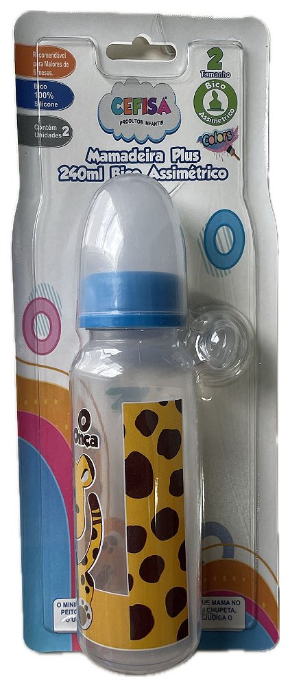 Mamadeira 922 Silicone 240 ml - Bico Assimétrico