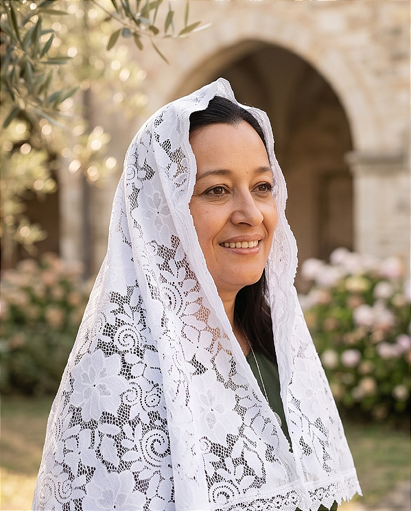 Véu Católico Salve Maria