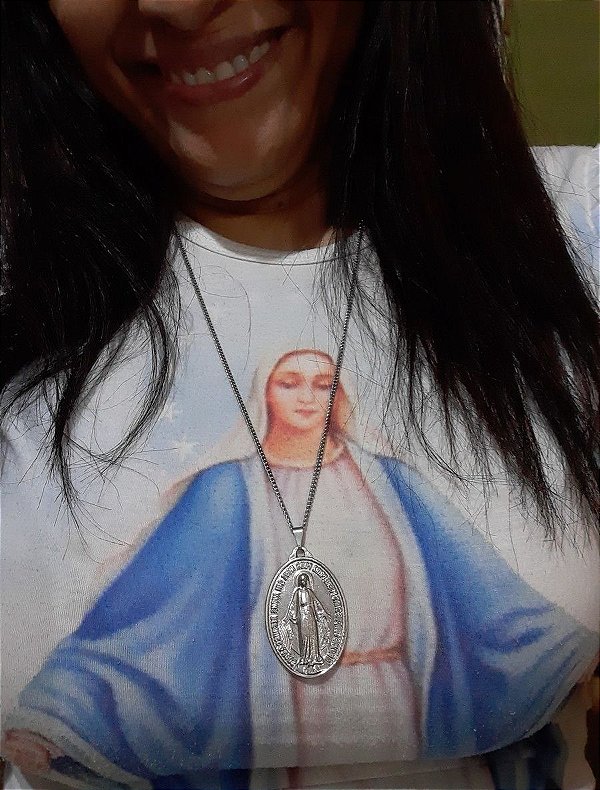 Cadeia de Consagração com Medalha Milagrosa 60cm