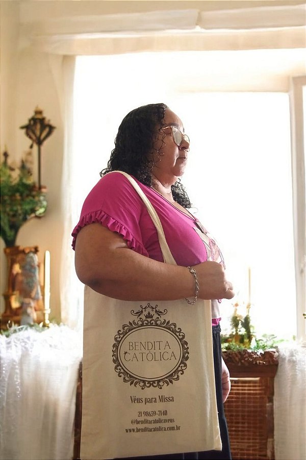 Bolsa ecológica luxo exclusiva Bendita Católica