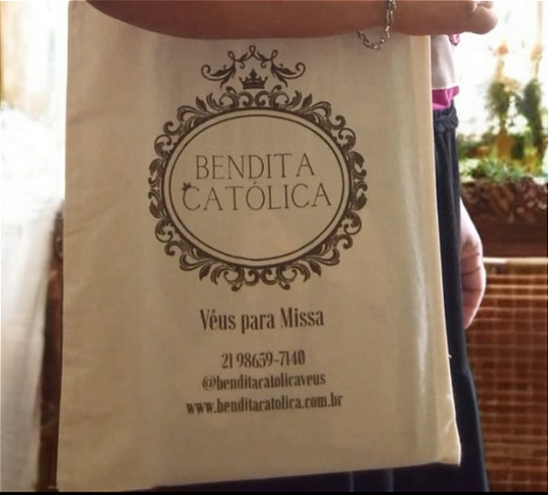 Bolsa ecológica luxo exclusiva Bendita Católica