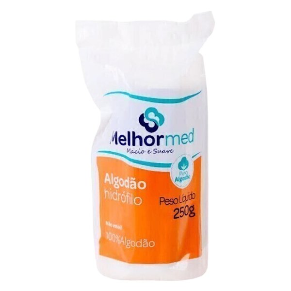 Algodão Hidrófilo 250g - Melhor Med