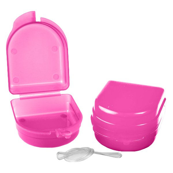 Caixa para Aparelho Ortodôntico Rosa - Indusbello