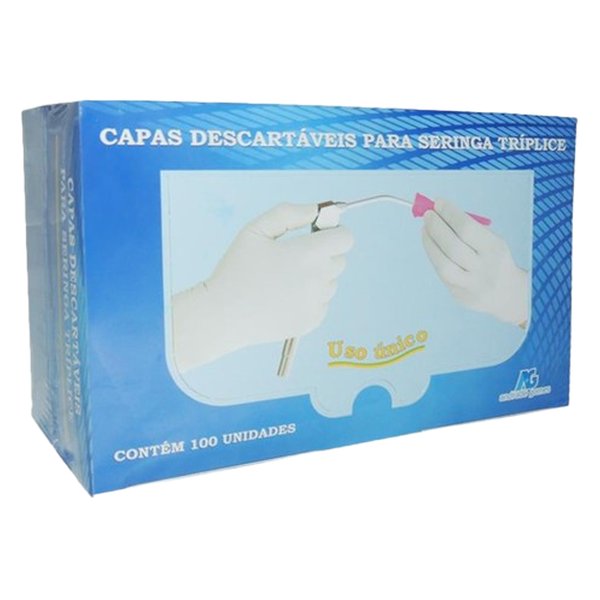 Capas Descartáveis Coloridas para Seringa Triplice Dabi - Andrade Gomes