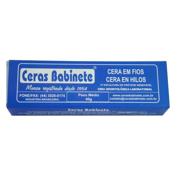 Cera Fio 4 1/2 Azul - Ceras Babinete