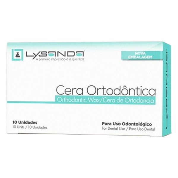 Cera Ortodôntica 10un P - Lysanda