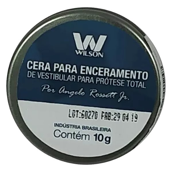 Cera para Enceramento Vestibular Rosa Escuro 10g - Wilson