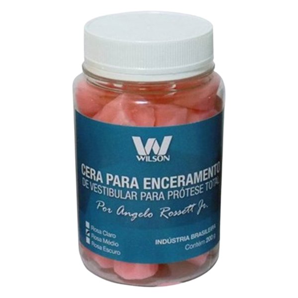 Cera para Enceramento Vestibular Rosa Escuro 200g 2 - Wilson