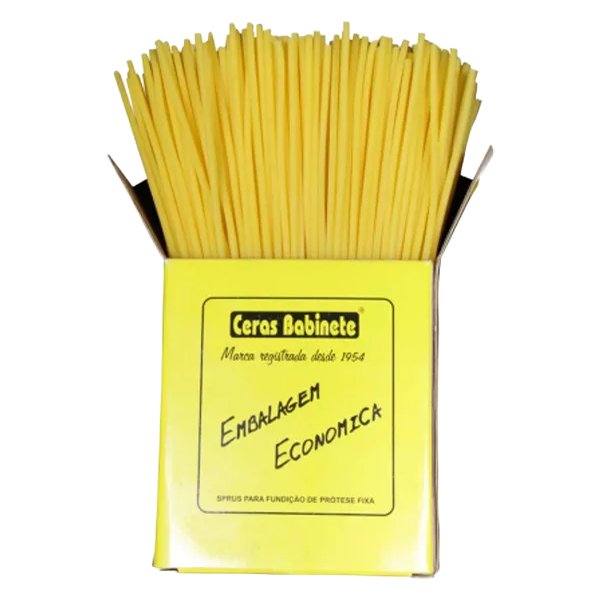 Cera Sprus 3mm 500g Amarelo - Ceras Babinete